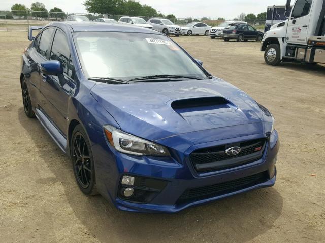 JF1VA2L65F9810121 - 2015 SUBARU WRX STI BLUE photo 1