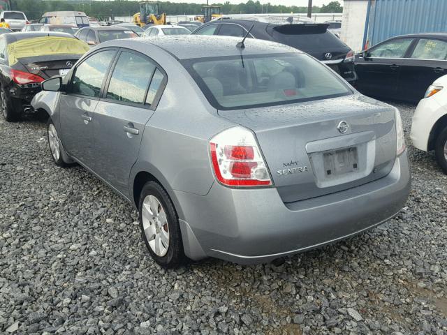 3N1AB61E48L762762 - 2008 NISSAN SENTRA 2.0 SILVER photo 3