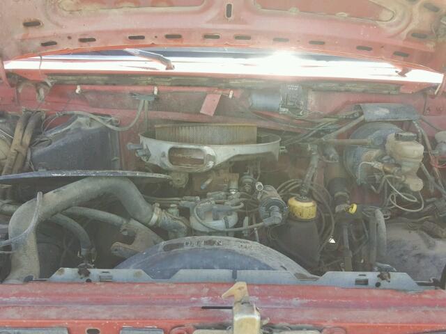 1FTHF26L9HPA57685 - 1987 FORD F250 RED photo 7