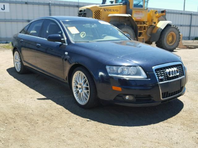 WAUEH74F97N053621 - 2007 AUDI A6 S-LINE BLUE photo 1