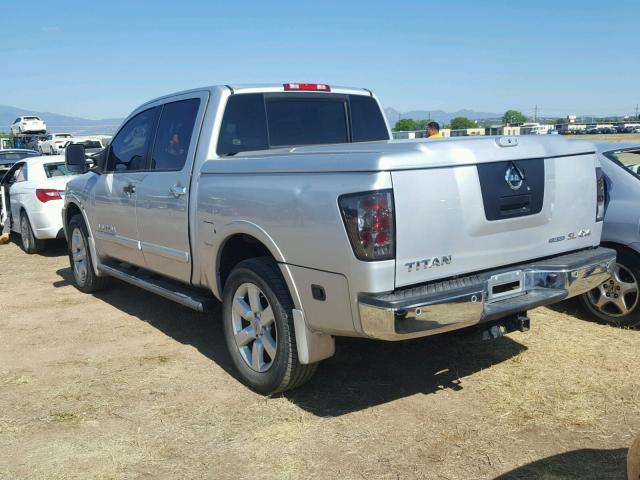 1N6BA0EC6BN319107 - 2011 NISSAN TITAN S SILVER photo 3