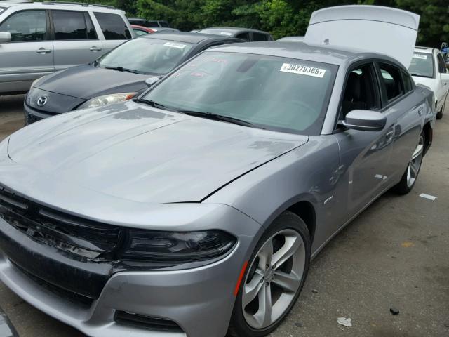2C3CDXCT2GH351535 - 2016 DODGE CHARGER R/ SILVER photo 2