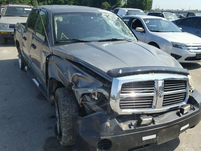 1D7HE28K87S137021 - 2007 DODGE DAKOTA QUA CHARCOAL photo 9