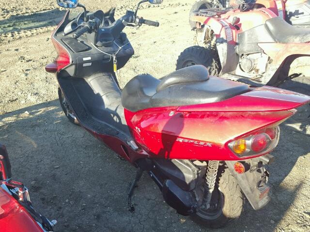 JH2MF064X1K000093 - 2001 HONDA NSS250 A RED photo 3