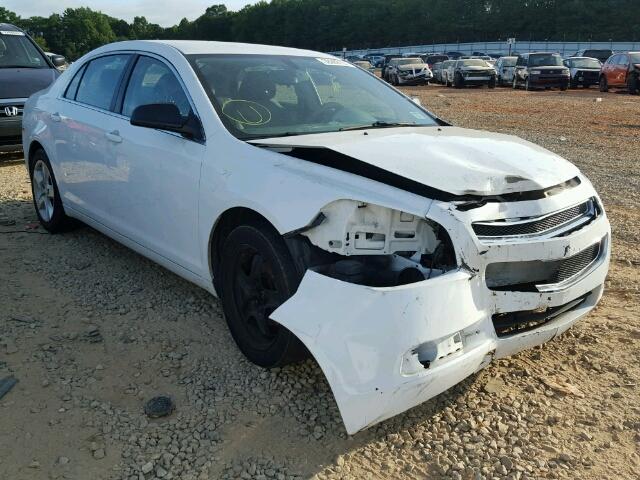 1G1ZA5EU2CF221106 - 2012 CHEVROLET MALIBU LS WHITE photo 1