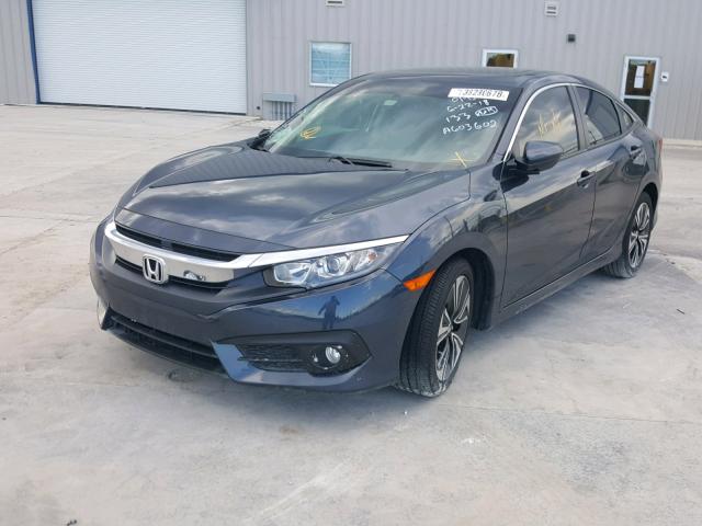 19XFC1F76GE045229 - 2016 HONDA CIVIC EXL ლურჯი ფოტო 2