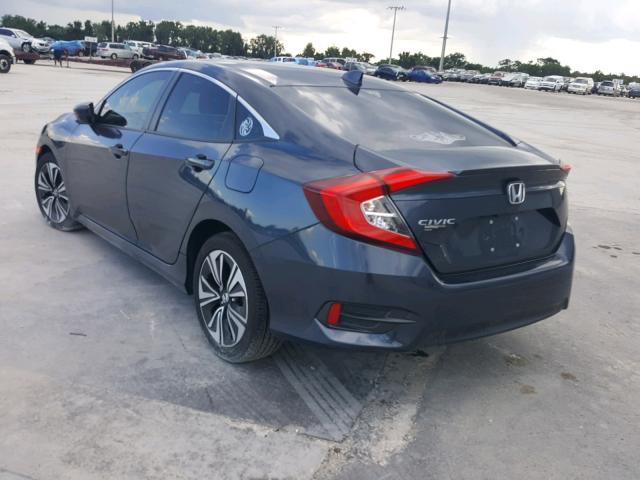19XFC1F76GE045229 - 2016 HONDA CIVIC EXL ლურჯი ფოტო 3