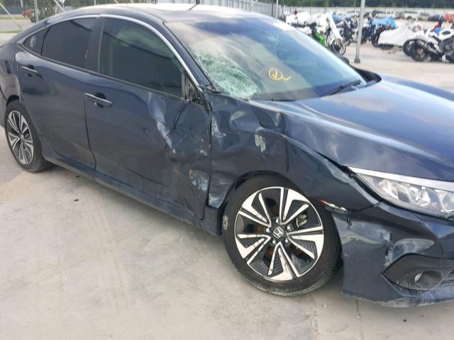 19XFC1F76GE045229 - 2016 HONDA CIVIC EXL ლურჯი ფოტო 9