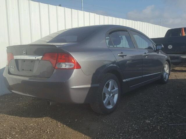 19XFA1F62BE043824 - 2011 HONDA CIVIC LX-S Մոխրագույն լուսանկար 4