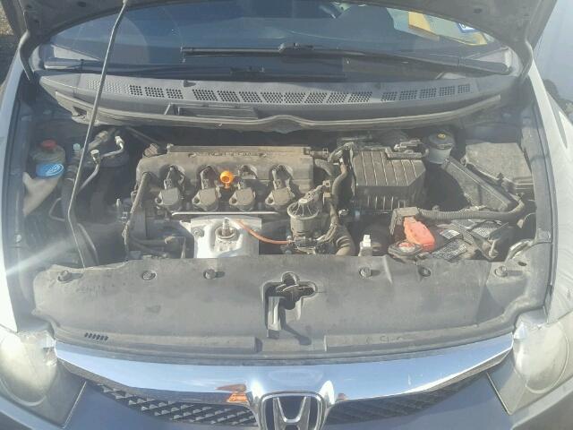 19XFA1F62BE043824 - 2011 HONDA CIVIC LX-S Մոխրագույն լուսանկար 7