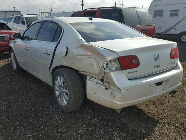 1G4HE57Y78U106765 - 2008 BUICK LUCERNE WHITE photo 3