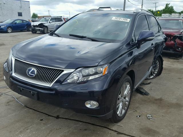 JTJBC1BA2A2031572 - 2010 LEXUS RX 450 BLUE photo 2