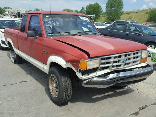 1FTCR15T6LPA36377 - 1990 FORD RANGER SUP RED photo 1