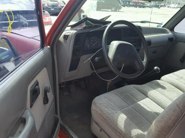 1FTCR15T6LPA36377 - 1990 FORD RANGER SUP RED photo 9