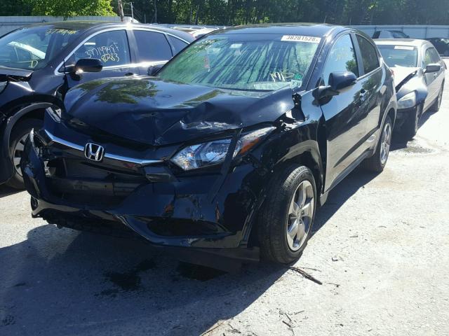 3CZRU6H5XHM725557 - 2017 HONDA HR-V EX BLACK photo 2