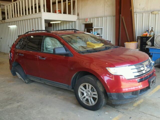 2FMDK46C87BA69740 - 2007 FORD EDGE SE RED photo 1