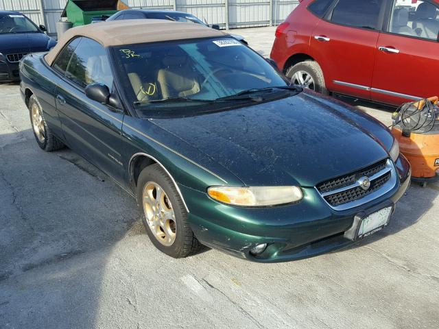 3C3EL55H3WT201500 - 1998 CHRYSLER SEBRING JX GREEN photo 1