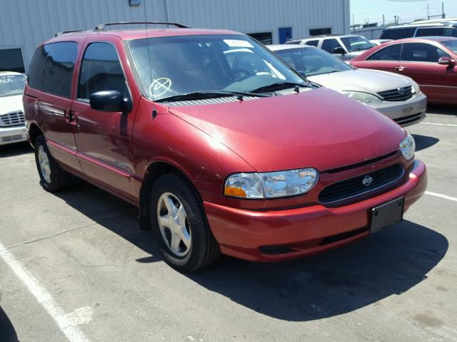 4N2XN11TXXD841631 - 1999 NISSAN QUEST SE RED photo 1