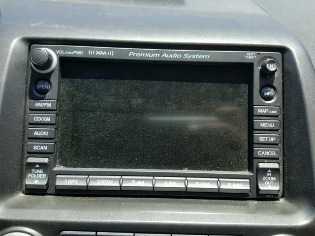 2HGFG12918H577006 - 2008 HONDA CIVIC EXL RED photo 9