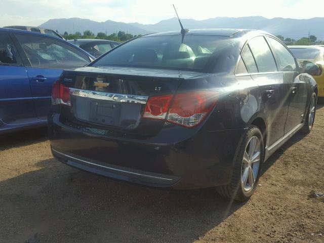 1G1PE5SB6E7383848 - 2014 CHEVROLET CRUZE LT BLUE photo 4