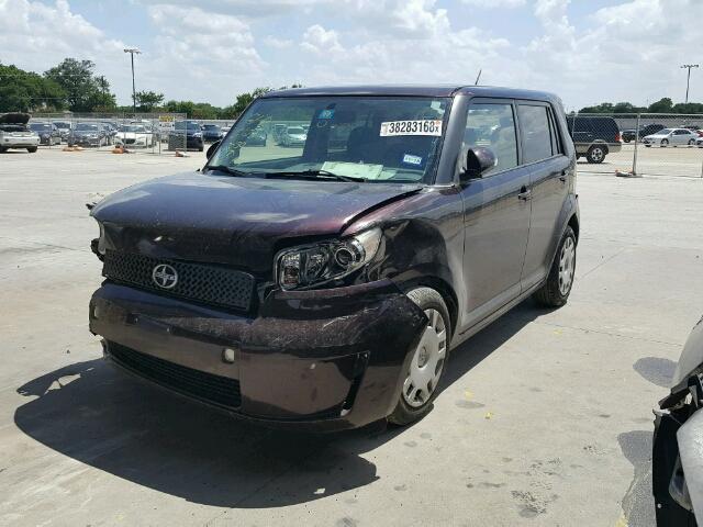 JTLKE50E291084269 - 2009 TOYOTA SCION XB Bordo foto 2