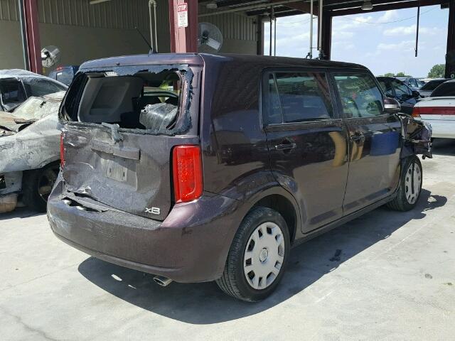 JTLKE50E291084269 - 2009 TOYOTA SCION XB Bordo foto 4