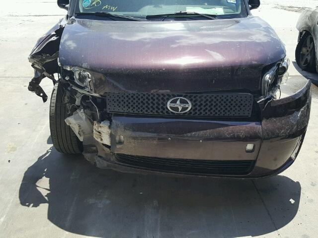 JTLKE50E291084269 - 2009 TOYOTA SCION XB Bordo foto 7