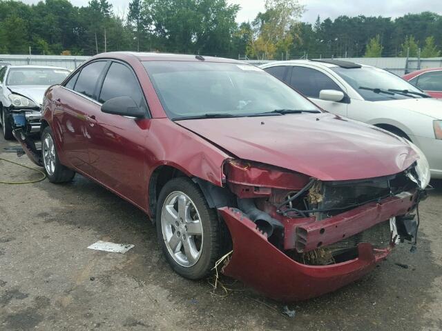 1G2ZH57N684219195 - 2008 PONTIAC G6 MAROON photo 1