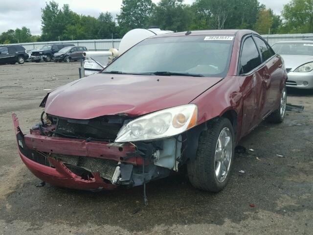 1G2ZH57N684219195 - 2008 PONTIAC G6 MAROON photo 2