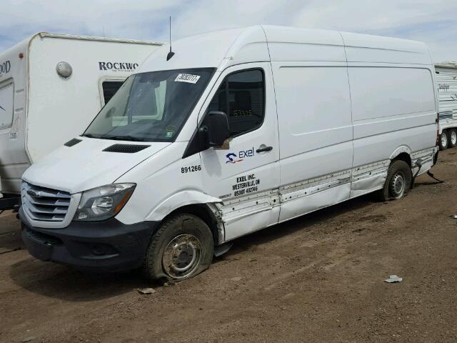 WDYPE8DC6E5891266 - 2014 FREIGHTLINER SPRINTER 2 WHITE photo 2