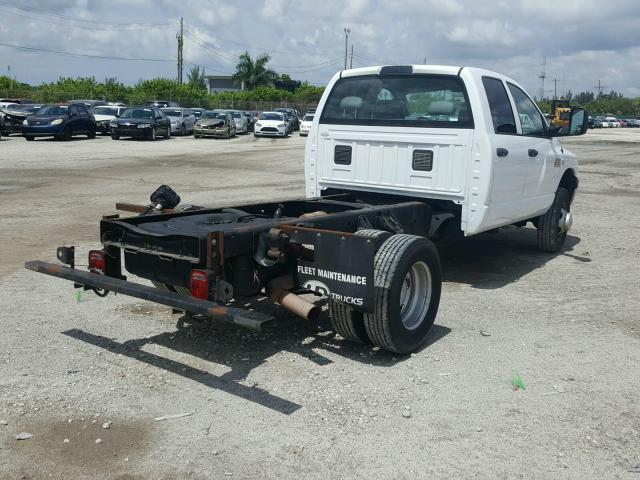 3D6WG48A57G803753 - 2007 DODGE RAM 3500 S WHITE photo 4