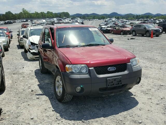 1FMYU93106KD19522 - 2006 FORD ESCAPE RED photo 1