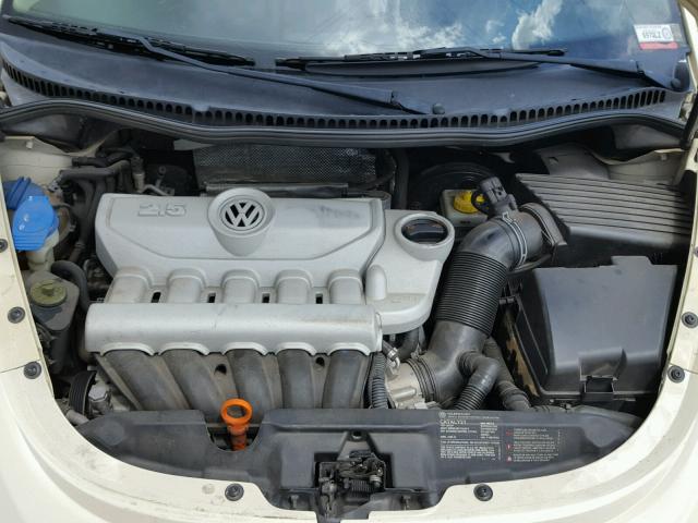 3VWPW31C08M513780 - 2008 VOLKSWAGEN NEW BEETLE BEIGE photo 7