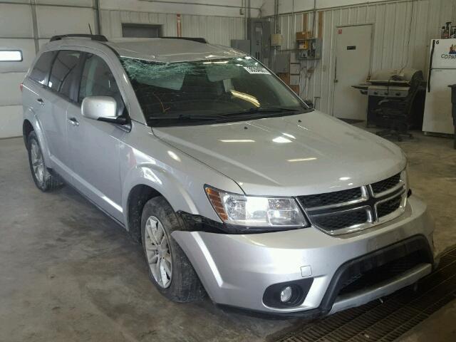 3C4PDDBG4ET251571 - 2014 DODGE JOURNEY SX SILVER photo 1