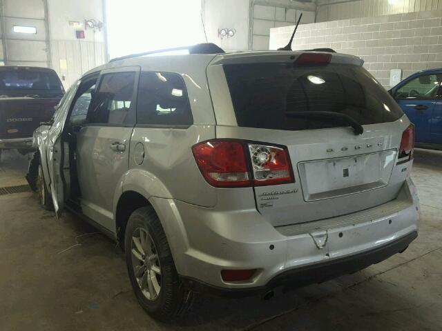 3C4PDDBG4ET251571 - 2014 DODGE JOURNEY SX SILVER photo 3