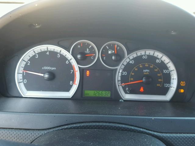 KL1TD56E69B641650 - 2009 CHEVROLET AVEO LS RED photo 8