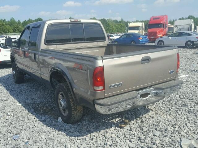 1FTSW21P86EC48989 - 2006 FORD F250 SUPER TAN photo 3