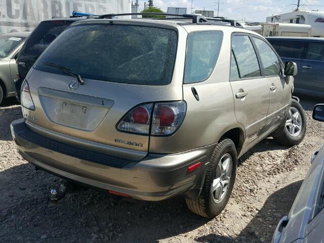 JTJHF10U730309914 - 2003 LEXUS RX 300 GOLD photo 4