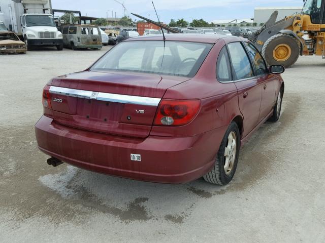 1G8JD54R64Y515391 - 2004 SATURN L300 LEVEL MAROON photo 4