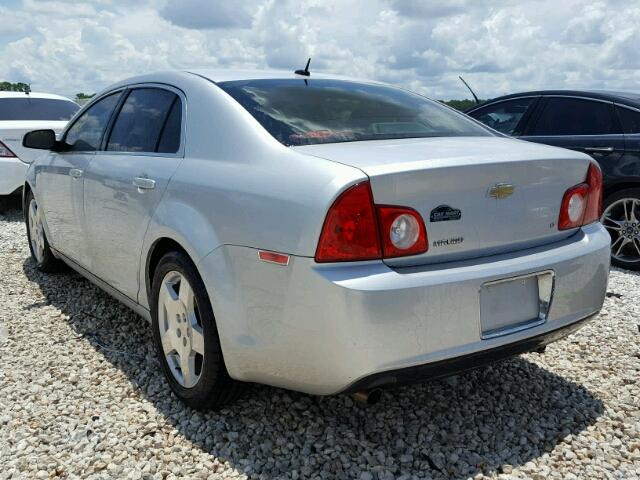 1G1ZH57B09F162895 - 2009 CHEVROLET MALIBU 1LT ვერცხლისფერი ფოტო 3