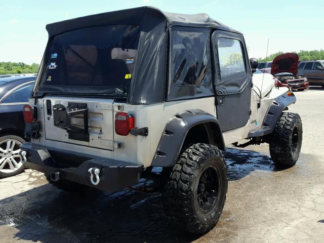 1J4FY19P4SP271334 - 1995 JEEP WRANGLER / BEIGE photo 4