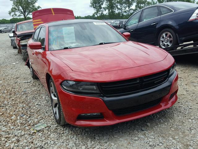 2C3CDXCT7FH729301 - 2015 DODGE CHARGER R/ RED photo 1