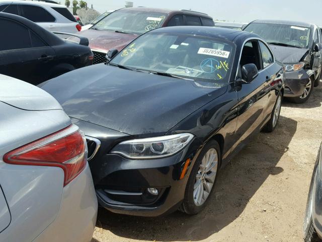 WBA1F9C56GV544205 - 2016 BMW 228 I BLACK photo 2