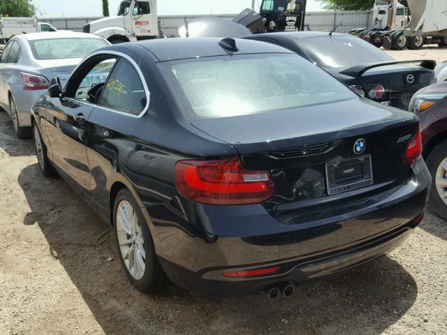 WBA1F9C56GV544205 - 2016 BMW 228 I BLACK photo 3