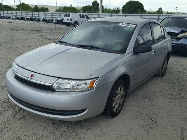 1G8AJ52F93Z101516 - 2003 SATURN ION LEVEL SILVER photo 2