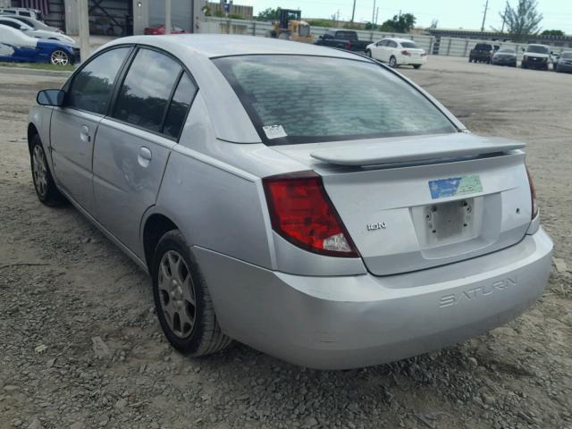 1G8AJ52F93Z101516 - 2003 SATURN ION LEVEL SILVER photo 3