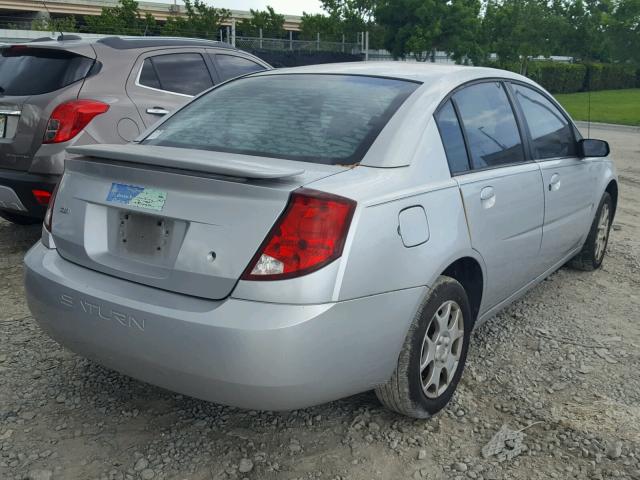 1G8AJ52F93Z101516 - 2003 SATURN ION LEVEL SILVER photo 4