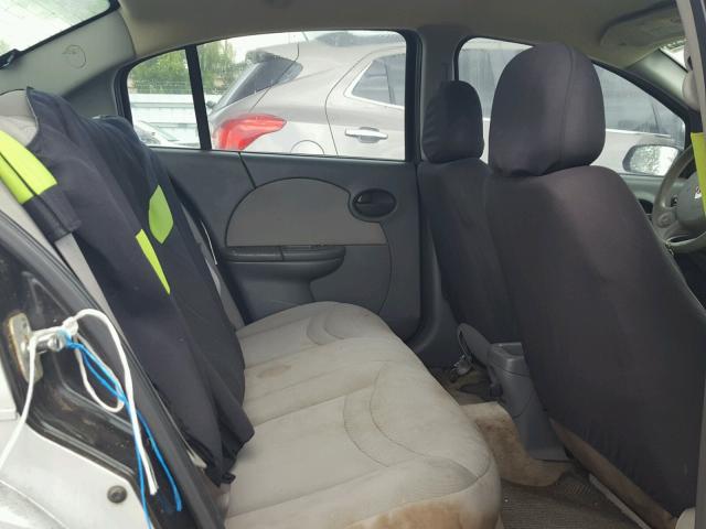 1G8AJ52F93Z101516 - 2003 SATURN ION LEVEL SILVER photo 6