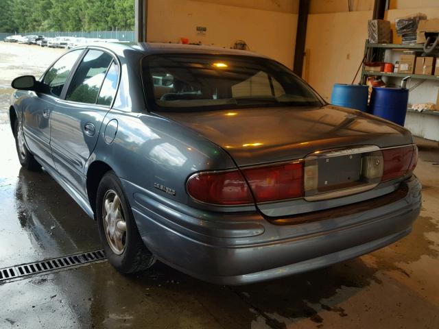 1G4HP54K214225792 - 2001 BUICK LESABRE CU BLUE photo 3