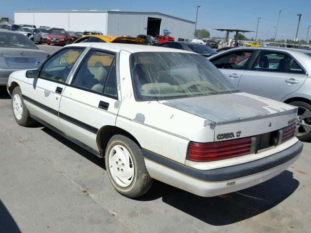 1G1LT53T8PY226993 - 1993 CHEVROLET CORSICA LT WHITE photo 3